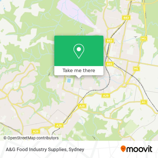 Mapa A&G Food Industry Supplies