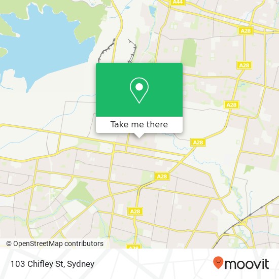 Mapa 103 Chifley St