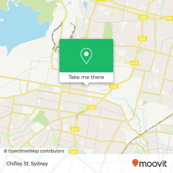 Chifley St map