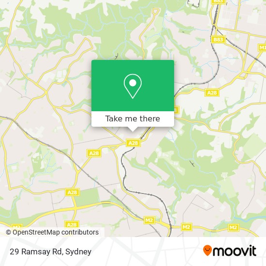 Mapa 29 Ramsay Rd