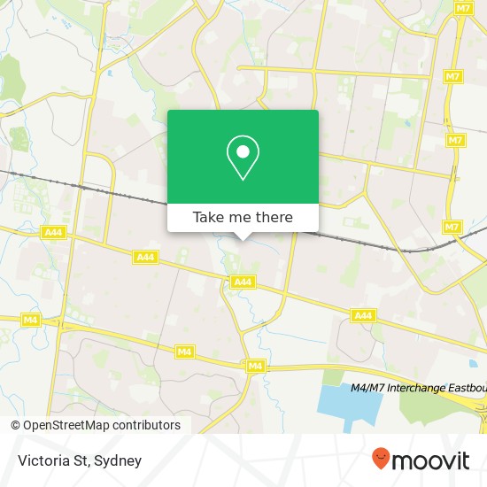 Victoria St map