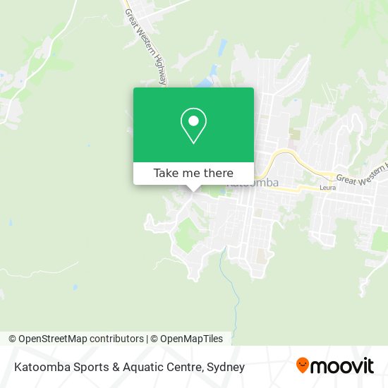 Mapa Katoomba Sports & Aquatic Centre