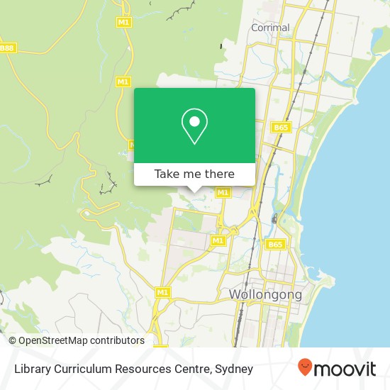 Library Curriculum Resources Centre map