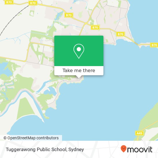 Tuggerawong Public School map