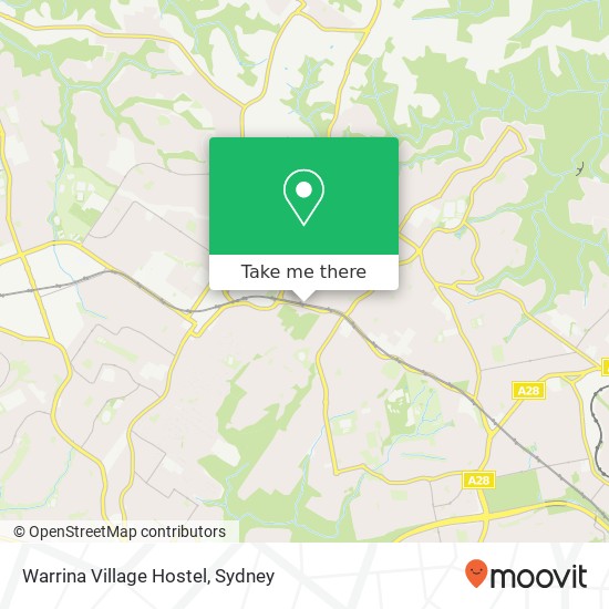 Warrina Village Hostel map