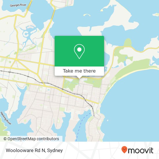 Woolooware Rd N map