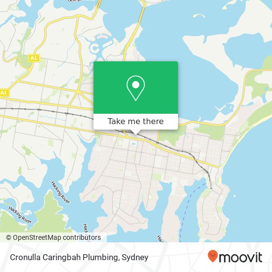 Cronulla Caringbah Plumbing map