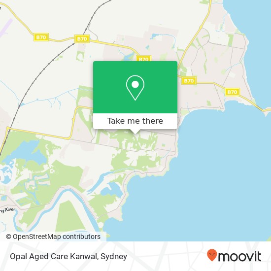 Mapa Opal Aged Care Kanwal