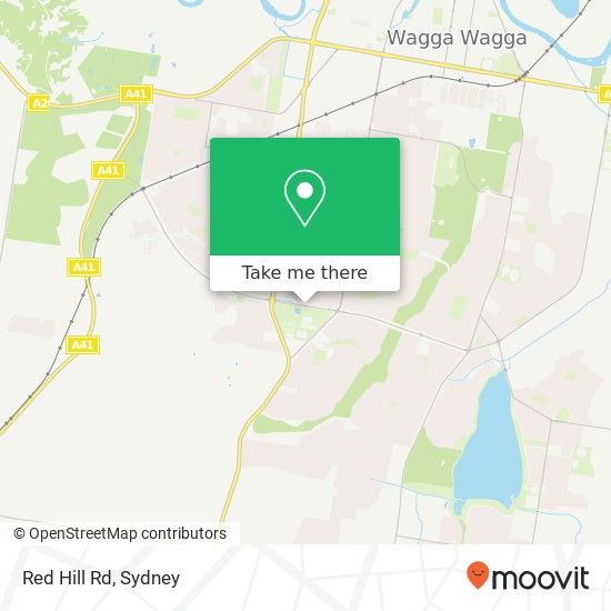 Red Hill Rd map