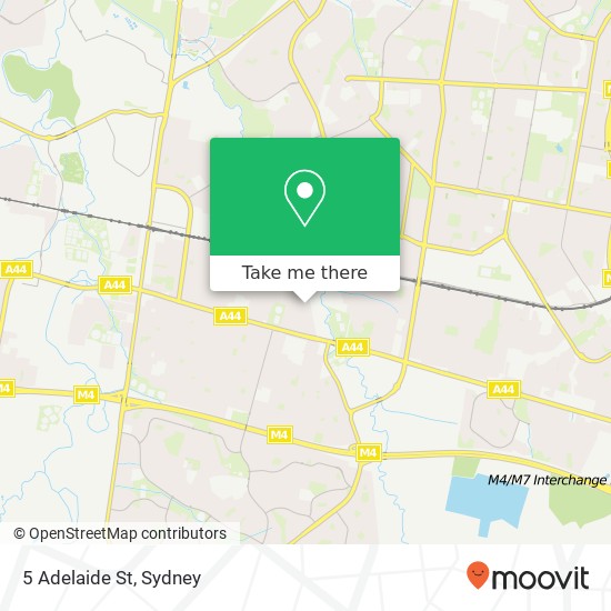 Mapa 5 Adelaide St