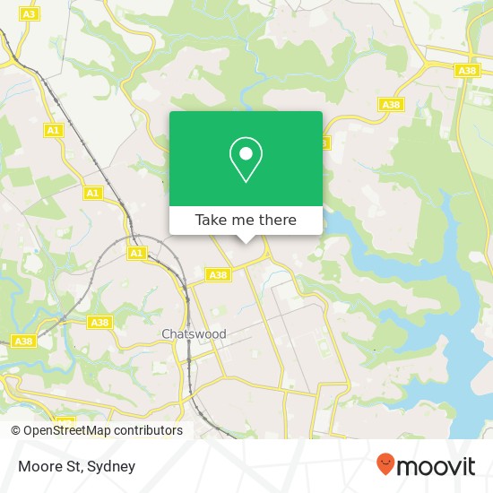 Moore St map