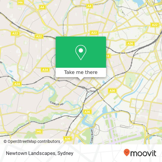 Newtown Landscapes map