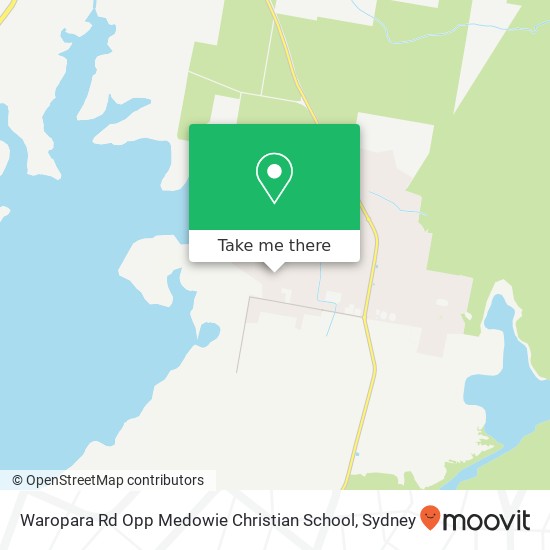 Mapa Waropara Rd Opp Medowie Christian School