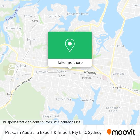 Prakash Australia Export & Import Pty LTD map