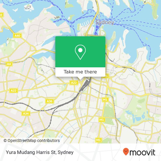 Mapa Yura Mudang Harris St