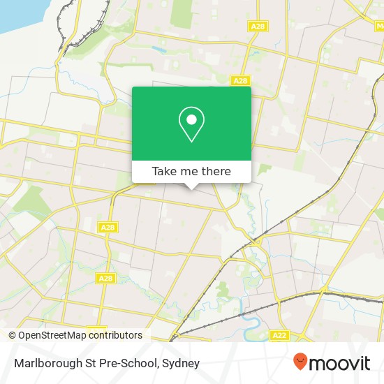 Marlborough St Pre-School map