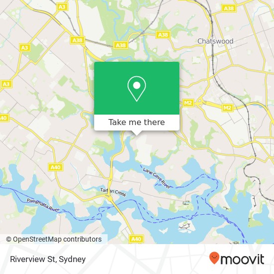 Riverview St map