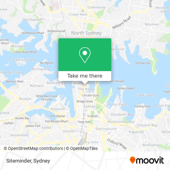 Siteminder map