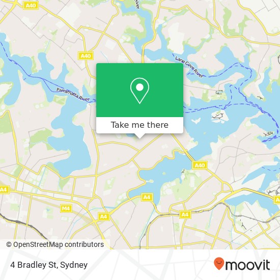 4 Bradley St map