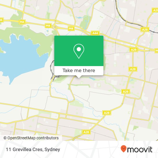 11 Grevillea Cres map