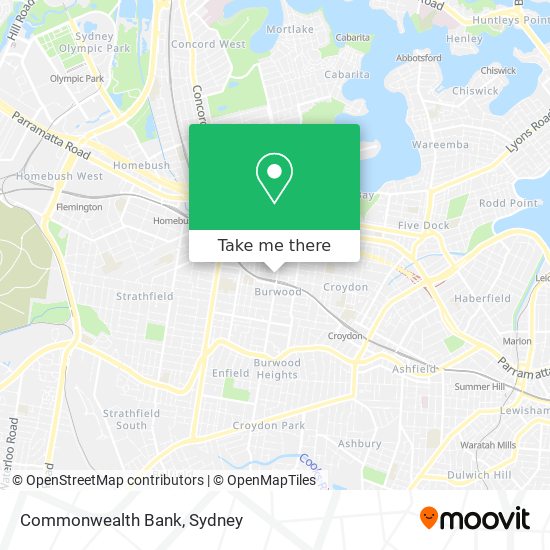 Commonwealth Bank map