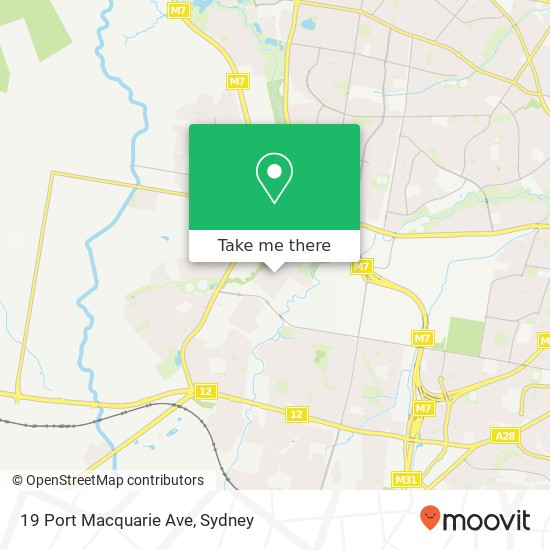 19 Port Macquarie Ave map