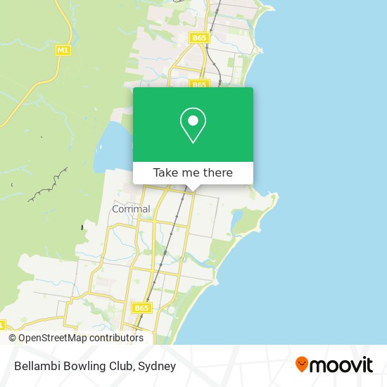 Bellambi Bowling Club map