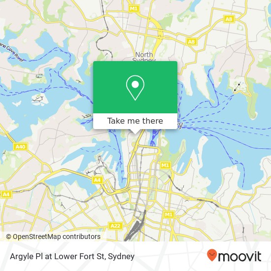 Argyle Pl at Lower Fort St map