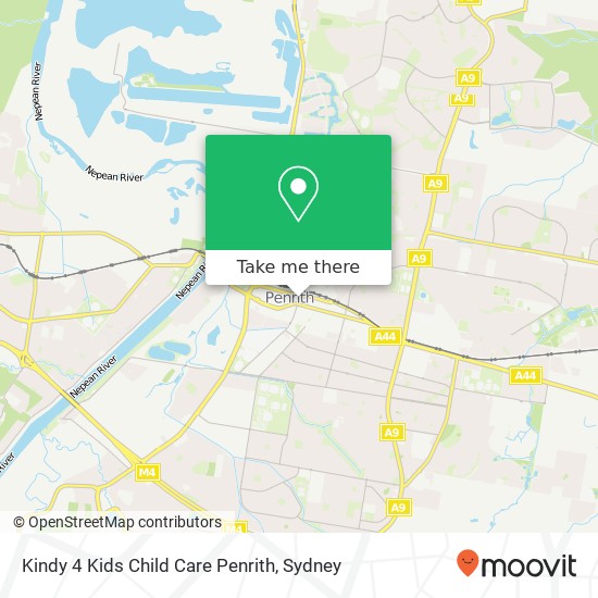 Kindy 4 Kids Child Care Penrith map