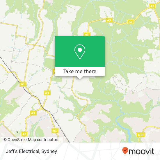 Mapa Jeff's Electrical