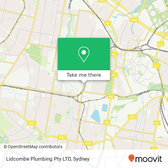 Mapa Lidcombe Plumbing Pty LTD