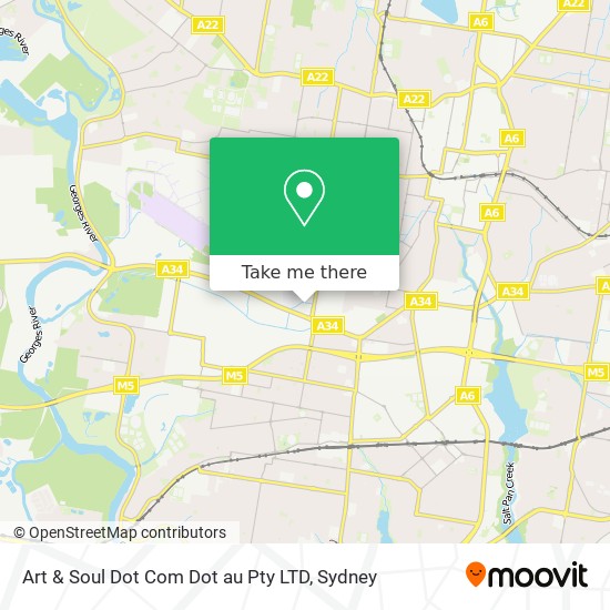 Art & Soul Dot Com Dot au Pty LTD map