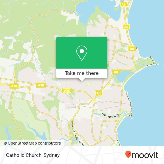 Catholic Church map