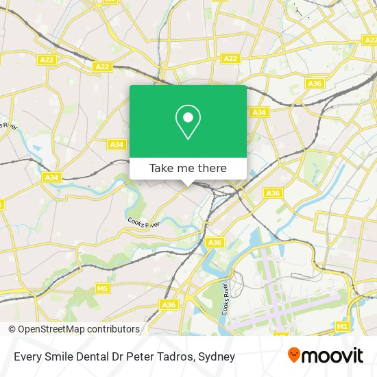 Mapa Every Smile Dental Dr Peter Tadros