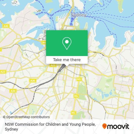 NSW Commission for Children and Young People map