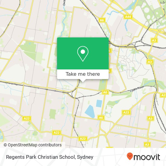 Regents Park Christian School map