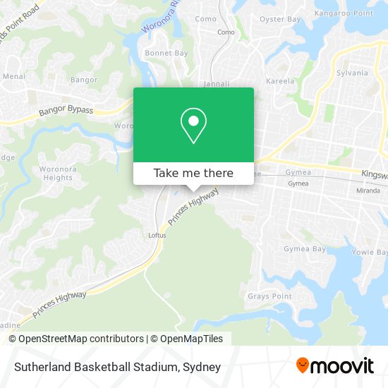 Sutherland Basketball Stadium map