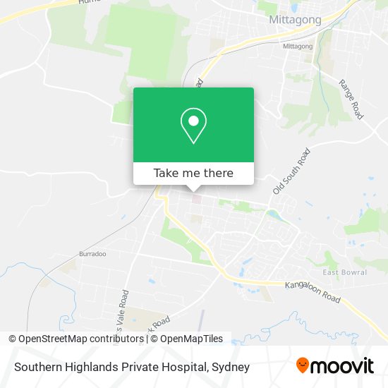 Southern Highlands Private Hospital map