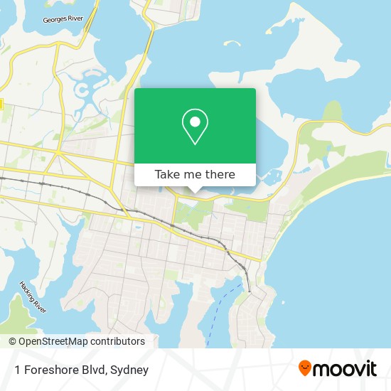 1 Foreshore Blvd map