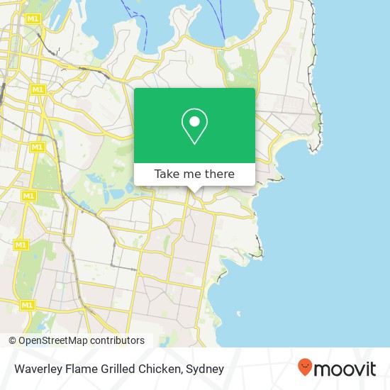 Waverley Flame Grilled Chicken map