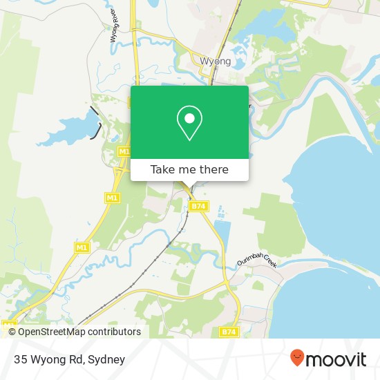 35 Wyong Rd map