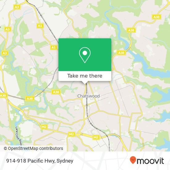 Mapa 914-918 Pacific Hwy