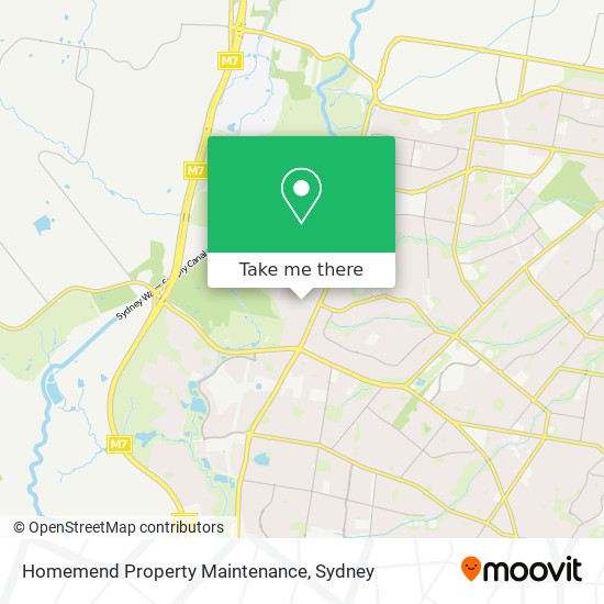 Mapa Homemend Property Maintenance