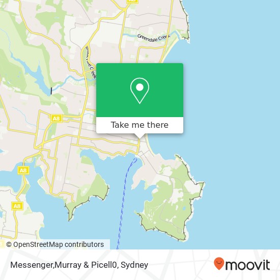 Mapa Messenger,Murray & Picell0