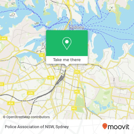 Mapa Police Association of NSW