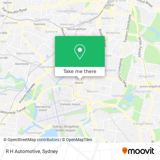 R H Automotive map