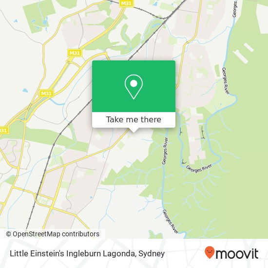 Little Einstein's Ingleburn Lagonda map