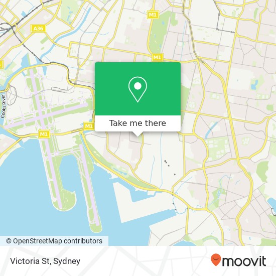 Mapa Victoria St