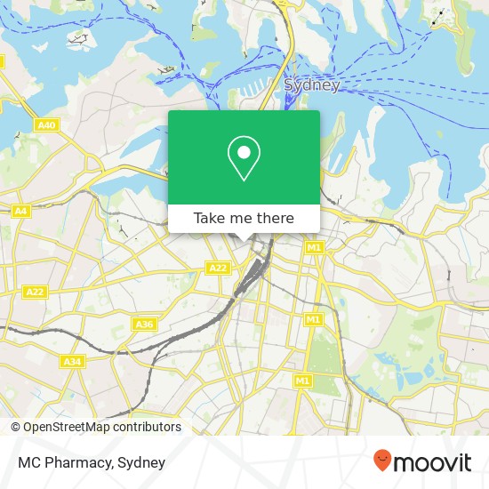 MC Pharmacy map