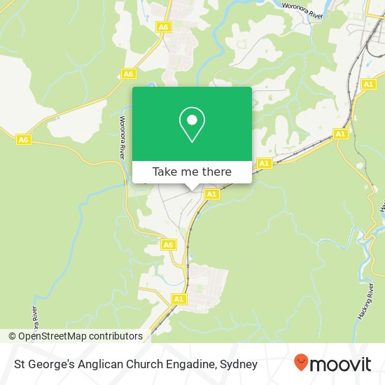 St George's Anglican Church Engadine map